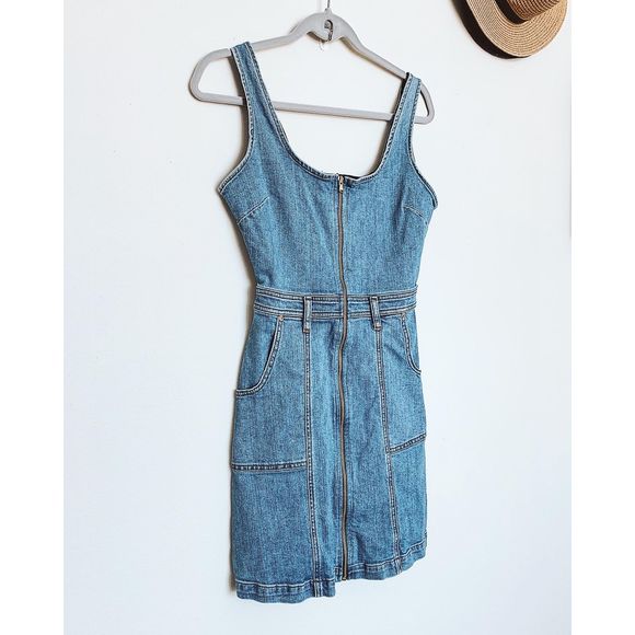 7 For All Man Kind Denim Dress. Sz: Small - Picture 1 of 6